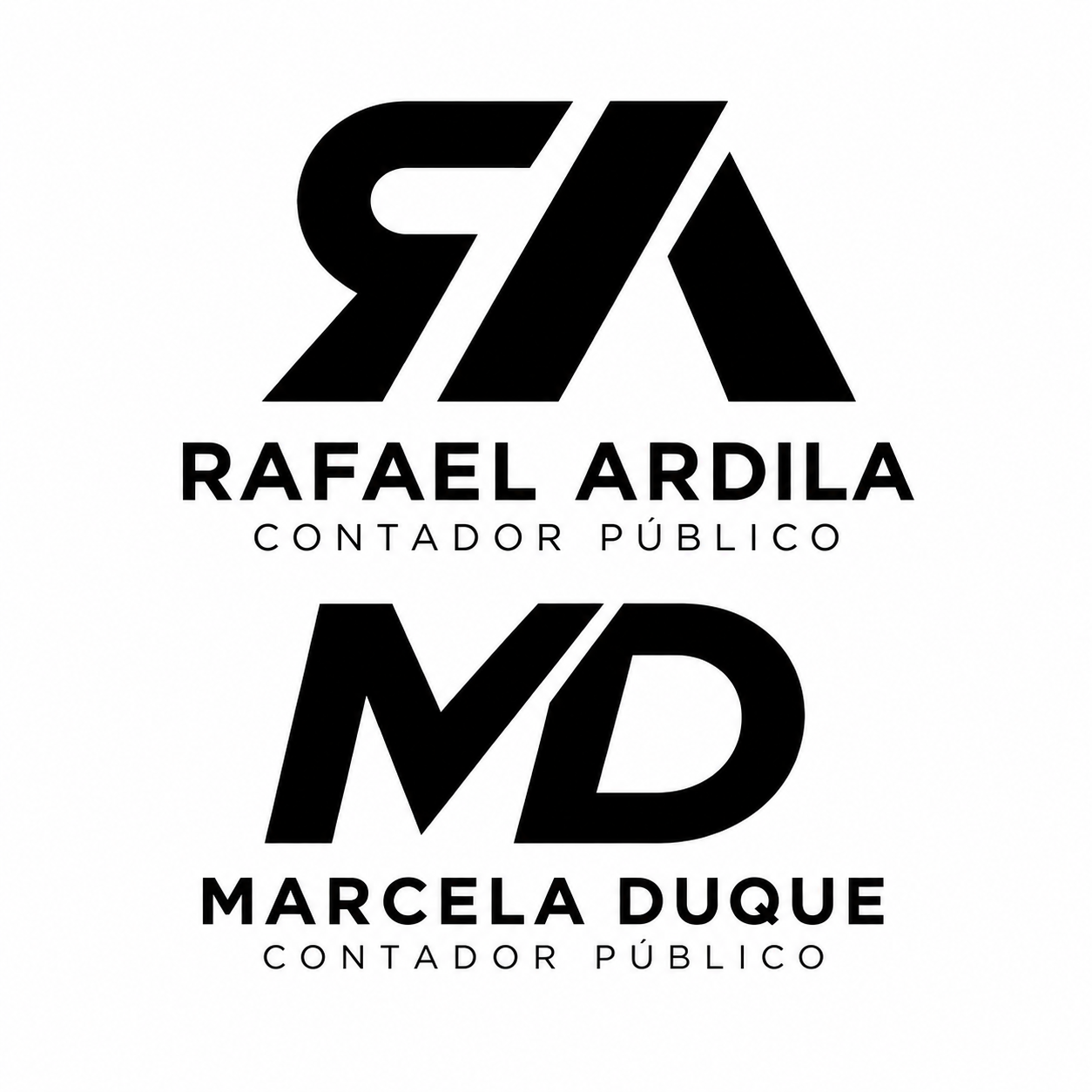 Rafael Ardila y Marcela Duque, Contadores Públicos